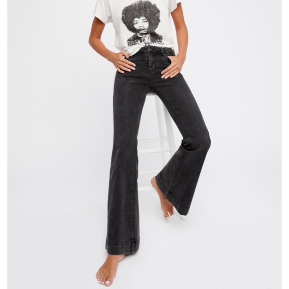 free people low tide flare jeans